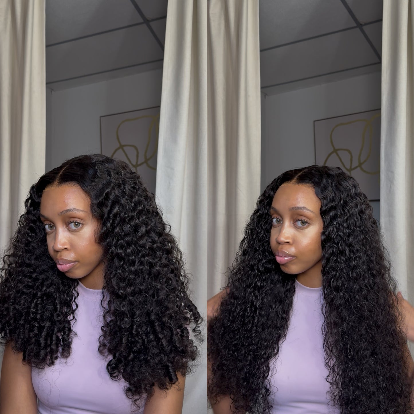 Burmese Curly Frontal Wig