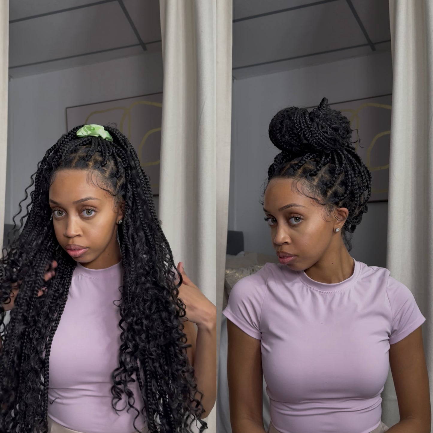 Full lace braided wig