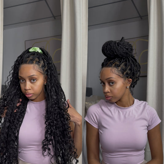 Full lace braided wig