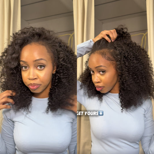 Curly Half Wig