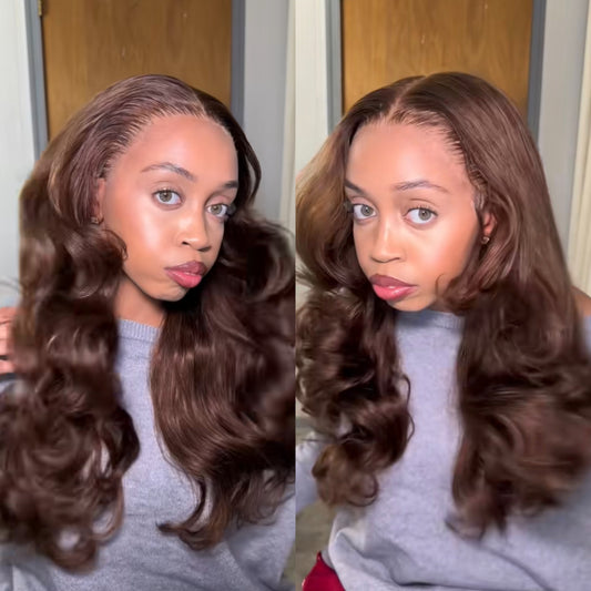 Chocolate Brown Frontal wigs