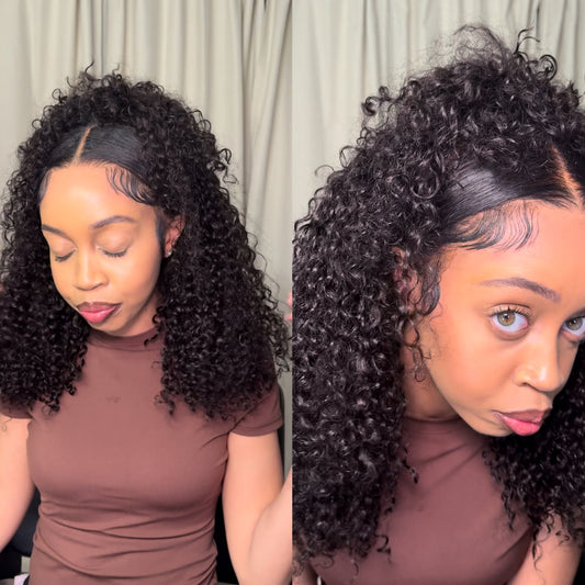 Frontal curly bob