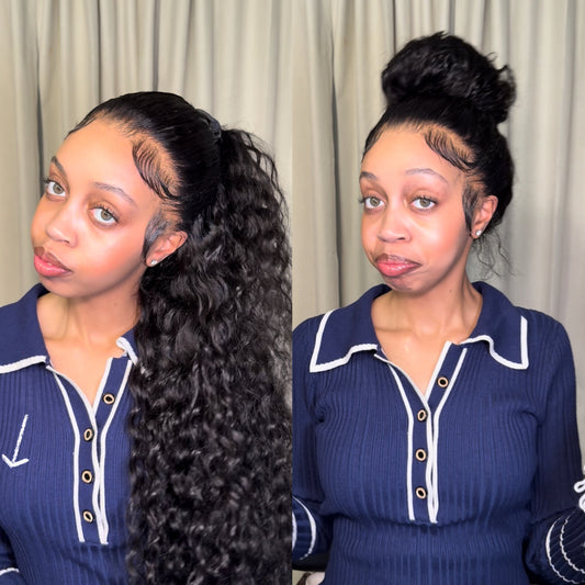 Curly 360 long wig